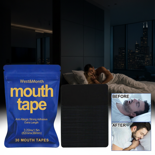 West Month Mouth Tape, Ease Mouth Breathing Prevent Snoring Shut Mouth Care For Sleep Patch