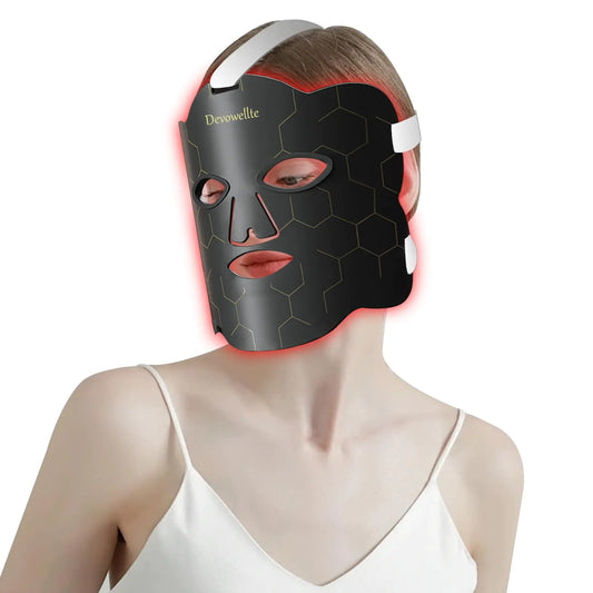 Red Light Therapy for Face660nm & 850nm Combination Band LED Face Light Therapy Soft Light Therapy Face at Home