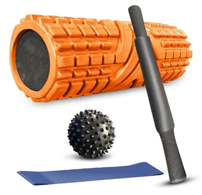 IRoller Foam Roller Patented Multi Phase Roller 5 Year Warranty Firm High Density EVA Foam 6x13 Myofascial Release Deep Muscle and Spinal StabilizationRelieve Muscle Tensions (Orange 6x13)
